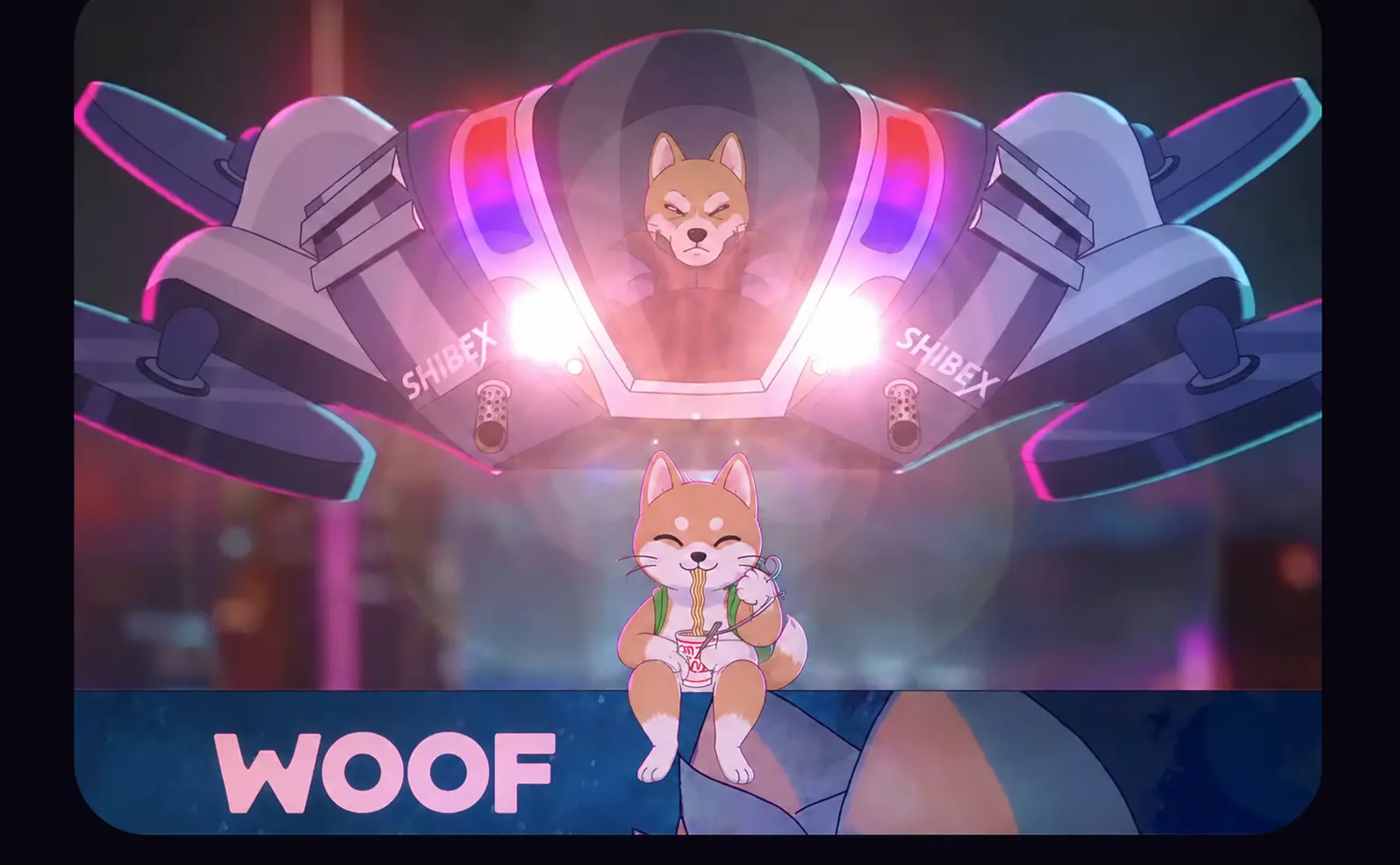 The pack arrives
